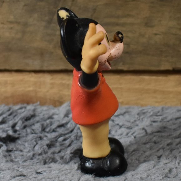 Vintage Rubber Disney Mickey Mouse Figuring - Picture 4 of 14